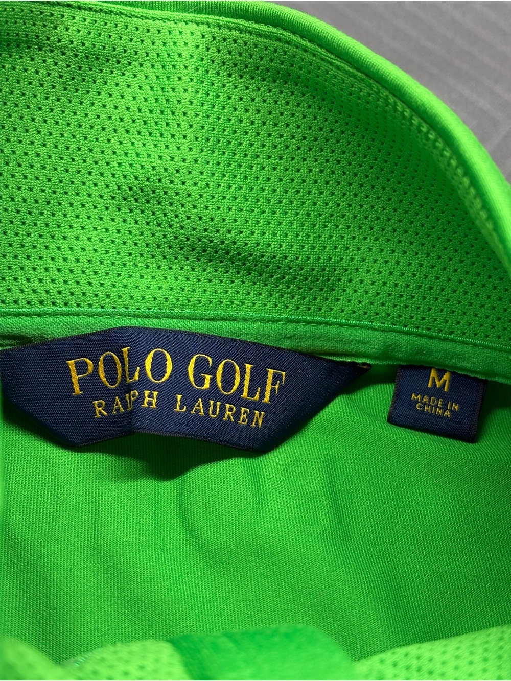 Polo Golf Ralph Lauren Performance 1/4 Zip Vest Green Stretch Harbour Town M - Picture 3 of 10